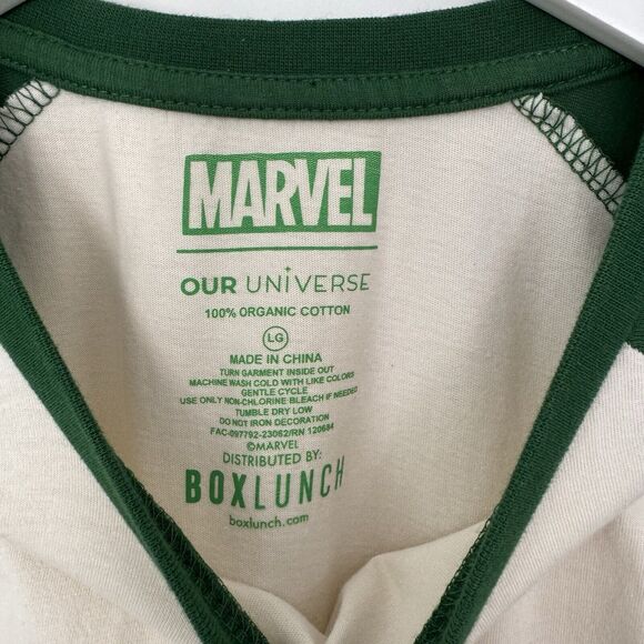 Marvel Give a Groot Don’t Pollute T-Shirt BoxLunch Exclusive Organic Cotton Lrg - Picture 6 of 8